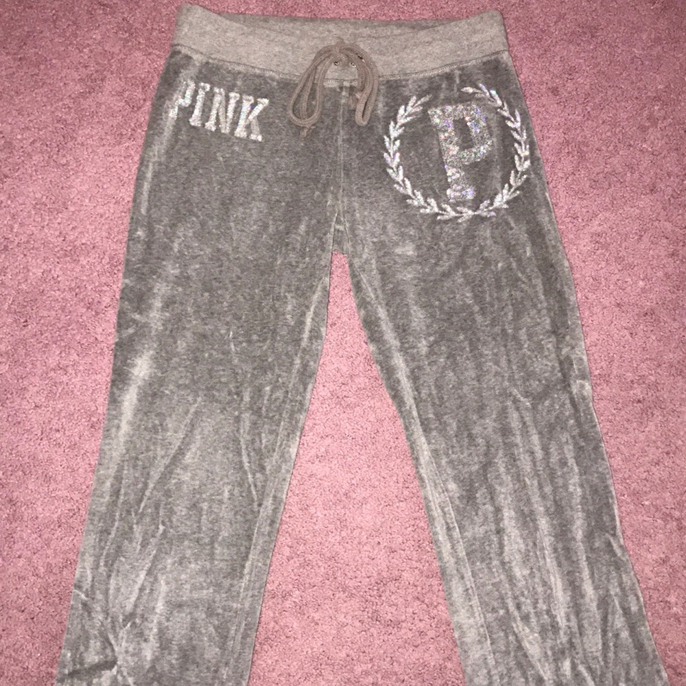 PINK velour pants
